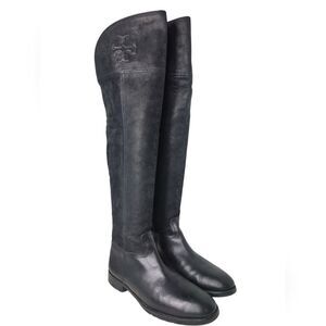Tory Burch Black Over-the-Knee Boots
